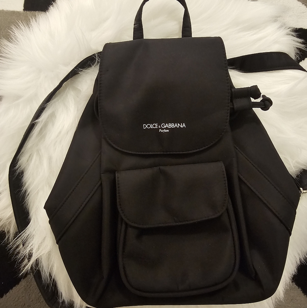 Dolce & Gabbana Parfum Promotional Nylon Backpack Black